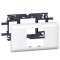 Support Mosaic pour goulotte DLP monobloc avec couvercle 65mm