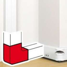 Angle plat 90DEG pour goulotte à clippage direct Mosaic 50x130mm - blanc|Legrand-LEG075643