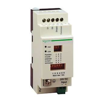 Twido - boîtier d'isolement liaison série - bornier à vis - 2xRJ45|Schneider Electric-SCHTWDXCAISO