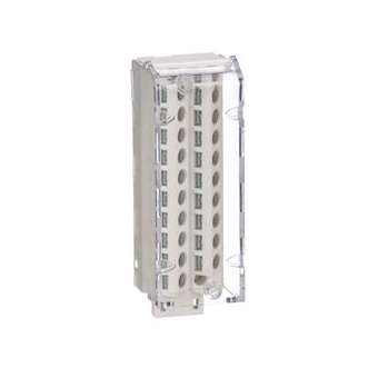 Modicon X80 - Bornier de raccordement - à vis étrier - débrochable - 20 contacts|Schneider Electric-SCHBMXFTB2010