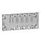 Rack 4 positions Ethernet + bus X pour M580|Schneider Electric-SCHBMEXBP0400