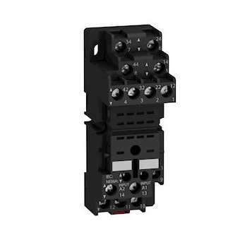 Harmony Relay RXM - embase contacts mixés - racc bornes à vis|Schneider Electric-SCHRXZE2M114