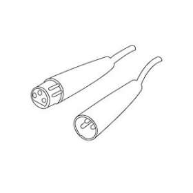 Cordon de liaison xlr f-xlr m|Bouyer Systèmes-BOUGZ-45