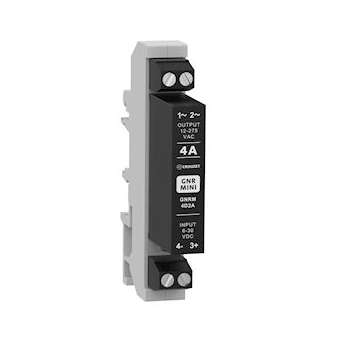 SSR, GNR Mini, DIN Rail, 4A OUT 12-275 VAC, IN 6-30 VDC, Special Zero Cross|Crouzet-CRTGNRM4D2A