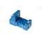 Support 16A 250V pour série 6231, 6232, 6233, bleu, étrier métal, à cage