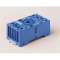 Support 10A 250V pour séries 6013, 8802, bleu, étrier métal, à cage