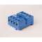 Support 10A 250V pour 6012, 8812, 8892, bleu, étrier métal, à vis