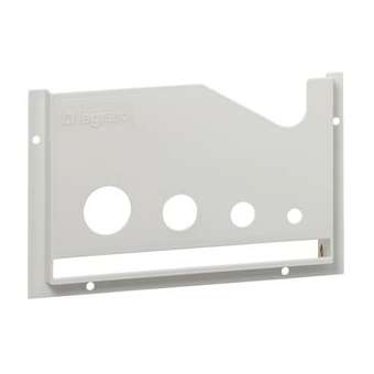 Pochette ouverte autocollante pour plans - largeur 260 et hauteur 165mm -RAL7035|Legrand-LEG036581