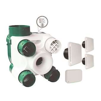 Kit VMC équipé de sondes de Qualité d'Air Intérieur et thermo-hygroréglables|S&P France ( Unelvent )-UNE604142