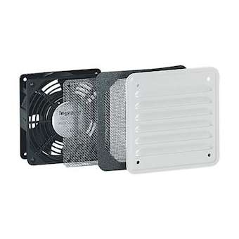 Ventilateur 30/160 m³/h - RAL7035 - avec ouïe métal - IP32 IK10|Legrand-LEG034817