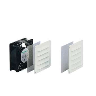 ClimaSys CV - ventilateur - 54m3/h - 230V - avec 2 grilles et 2 filtres|Schneider Electric-SCHNSYCVF54M230MM2