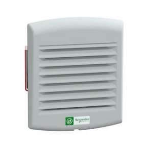 ClimaSys CV - ventilateur - 38m3/h - 24Vcc - IP54 - avec grille et filtre G2|Schneider Electric-SCHNSYCVF38M24DPF