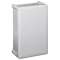 Boîtier industriel plastique IP55 IK07 - 220x170x86mm couvercle opaque - RAL7035