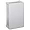 Boîtier industriel plastique IP55 IK07 - 180x140x86mm couvercle opaque - RAL7035