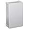 Boîtier industriel plastique IP55 IK07 - 270x170x86mm couvercle opaque - RAL7035