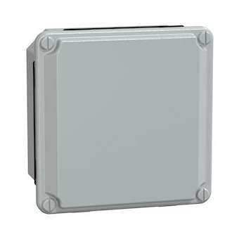 Spacial - boîte acier - couvercle bas - sans prédécoupage - 105x105x49mm|Schneider Electric-SCHNSYDBN1010