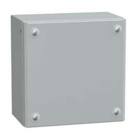 Spacial SBM - boite acier 200x200x120mm - couvercle plein|Schneider Electric-SCHNSYSBM202012