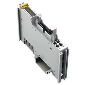 Borne 16 canaux d'entrée 24 Vdc avec HE10 20 points|Wago contact-WAG750-1400