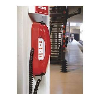 Poste mural HD2000 Urgence 1 Rouge|Depaepe-DEPPA300R