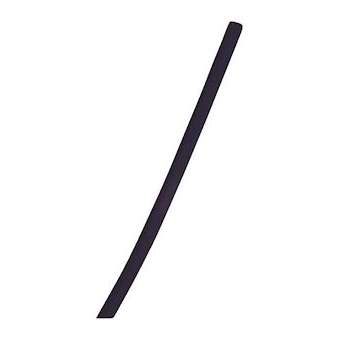 Gaine thermorétractable 3/1 paroi épaisse avec adhésif 30/8 mm 1 m noire|Bizline-BIZ218003