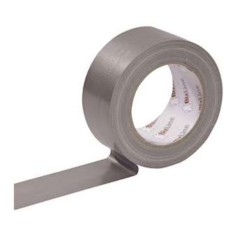Ruban vinyle toilé multi-usages 50 mm x 25 m x 0.30 mm gris|Bizline-BIZ351020