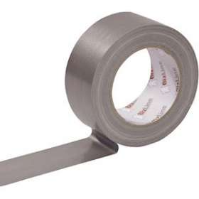 Ruban vinyle toilé multi-usages 50 mm x 25 m x 0.30 mm gris|Bizline-BIZ351020