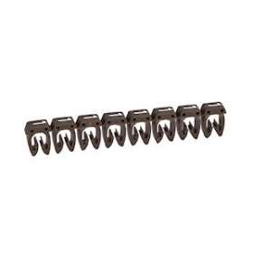 Repère CAB 3 pour filerie 0,5mm² à 1,5mm² et blocs de jonction chiffre 1 brun|Legrand-LEG038211