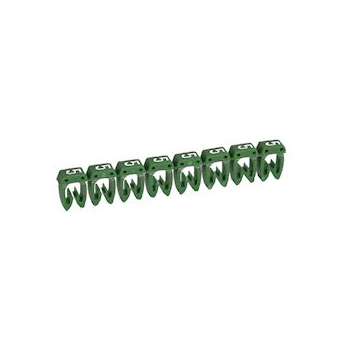 Repère CAB 3 pour filerie 1,5mm² à 2,5mm² avec chiffre 5Vert|Legrand-LEG038225