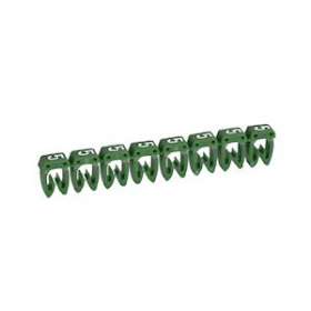 Repère CAB 3 pour filerie 1,5mm² à 2,5mm² avec chiffre 5Vert|Legrand-LEG038225