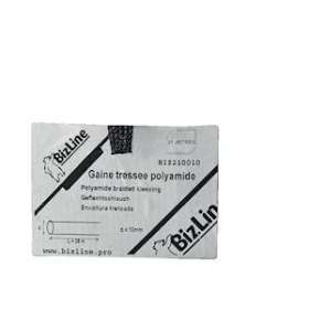 Gaine tressée D 16 mm 25 m noire|Bizline-BIZ210016