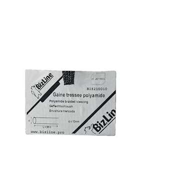 Gaine tressée D 10 mm 25 m noire|Bizline-BIZ210010
