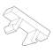 Repère pour bornes entrelec SNA/Phoenix contact type MG-CPM-04 5 x 10 mm blanc