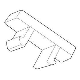 Repère pour bornes entrelec SNA/Phoenix contact type MG-CPM-04 5 x 10 mm blanc|Cembre-CMB41395