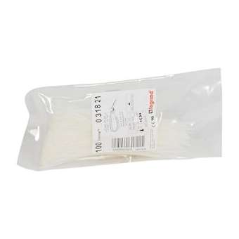 Collier Colring largeur 2,4mm - longueur 140mm - sachet de 100 pièces - incolore|Legrand-LEG031821