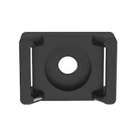 Embase berceau,Attaches jusqu'à 7,6mm,PA 6.6 Noir UV,vis M4,Cdt.100|Panduit Composants Industriels-PNUTM3S8-C0