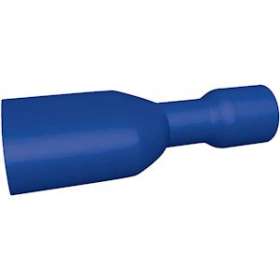 Clip entièrement isolé femelle bleu 1.5-2.5 mm² pour clip mâle 6.3 x0.8 mm x 100|Bizline-BIZ235040