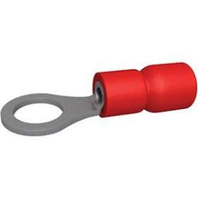 Cosse pré-isolée ronde 0.5-1.5 mm² M4 rouge (x 100)|Bizline-BIZ230001