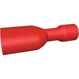 Clip entièrement isolé femelle rouge 0.5-1.5 mm² 6.3 x 0.8 mm (x 100)|Bizline-BIZ235030