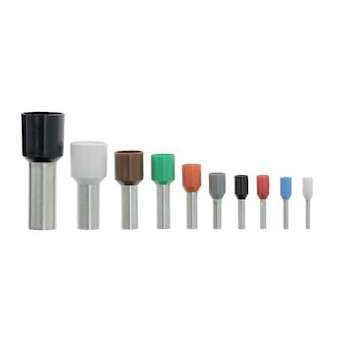 Embout de câblage simple 25 mm² noir (x 50)|Bizline-BIZ225010
