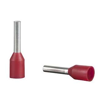 Linergy DZ5 - embout de câble - taille moyen - 1mm² - rouge - NF|Schneider Electric-SCHDZ5CE010