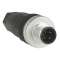 OsiSense XZ - connecteur nu mâle - M12 - 4 broches - droit - PE Pg 7