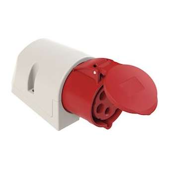 Prise saillie 32A 3P+N+T 380/415 V IP44|Bizline-BIZ701130