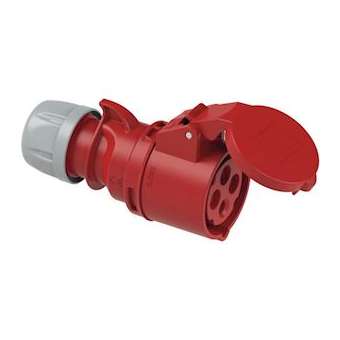 Prise mobile droite 32A 3P+T 380/415 V IP44|Bizline-BIZ701125