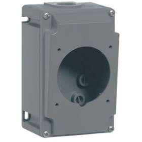Boîtier simple pour prises saillie Hypra - 1 entrée ISO 25 - plastique|Legrand-LEG052940
