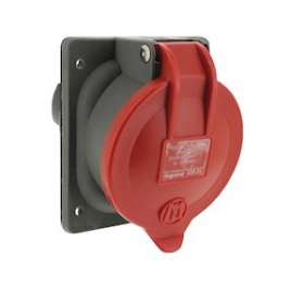 Prise à entraxes unifiés fixe Hypra IP44 32A - 380V~ à 415V~ - 3P+N+T -plastique|Legrand-LEG052920