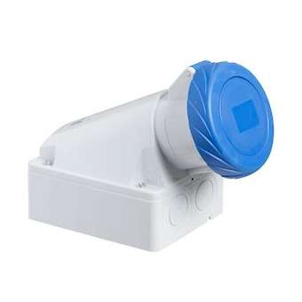PratiKa - socle de prise industrielle - 32 A - 2P+T - 200-250 V CA - IP67|Schneider Electric-SCH83166