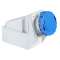 PratiKa - socle de prise industrielle - 63 A - 2P+T - 200..250 V CA - IP 67