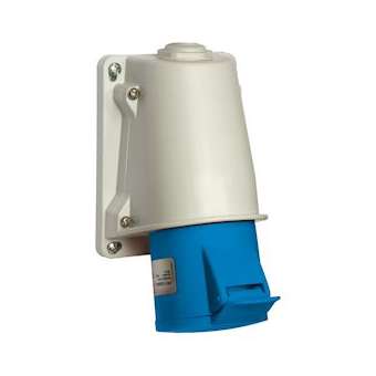 PratiKa - socle de prise incliné -32 A - 2P+T - 200-250 V CA - en saillie- IP44|Schneider Electric-SCHPKY32W423