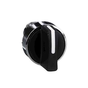 Harmony XB4 - tête bouton tournant à manette - D22 - 3 posit fixes - noir|Schneider Electric-SCHZB4BD3