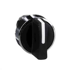 Harmony XB4 - tête bouton tournant à manette - D22 - 3 posit fixes - noir|Schneider Electric-SCHZB4BD3